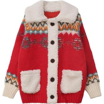 Cardigan Femme Noël Doublon