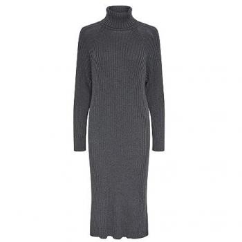 Vestito midi Mavi roll neck grigio medio
