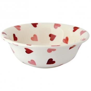 Cereal Bowl with Pink Hearts Design by Emma Bridgewater (1PIH010045)