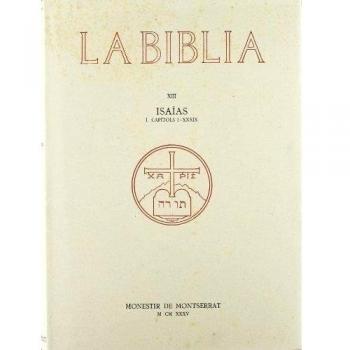 La Bíblia de Montserrat, Volum 13-I. Isaïes