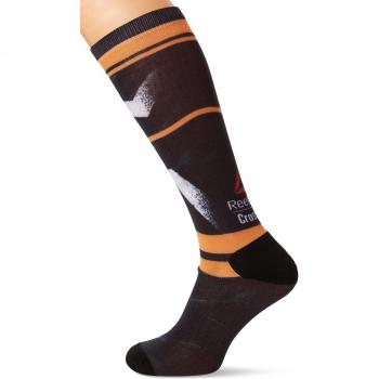 Calcetines Reebok Cf M Print Star Kne, Deportivos para Hombre, Color Negro, Talla 40/41