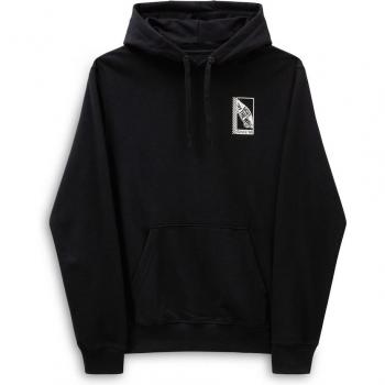 Sudadera con capucha Vans VD Box negro blanco