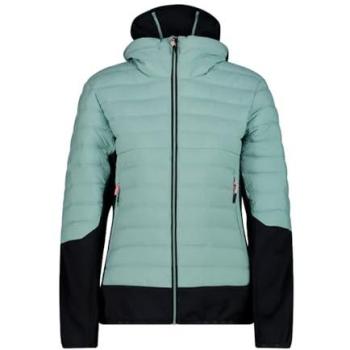 Hoodie Donna Hybrid Cmp Colore Jade Taglia XS – Versione 35z2566