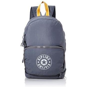 Kipling CLASSIC NIMAN FOLD Sac à Dos Loisir, 43 cm, 21 Litres, Gris
