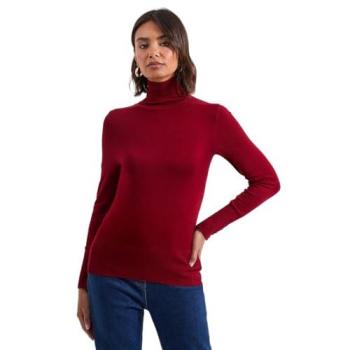Women's XL Berry Roll‑Neck Pullover – Dorothy Perkins