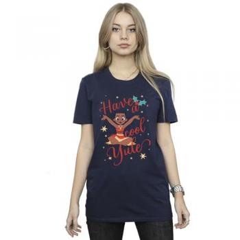 T-shirt Moana Fête Hivernale Bleu