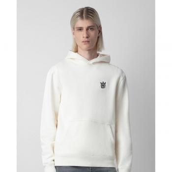 Sudadera de hombre con capucha blanca