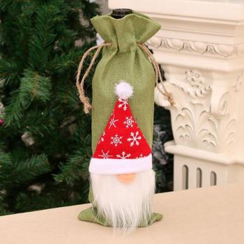Fiesta de Copas: Set de Botellas de Vino con Estilo Navideño