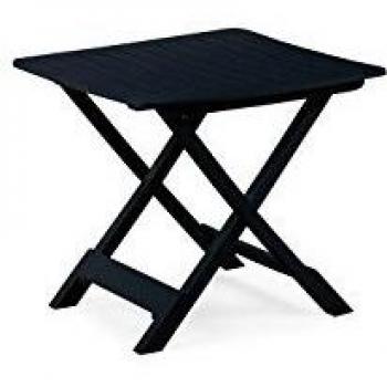 Tavolo pieghevole in polipropilene effetto legno 79x72 cm