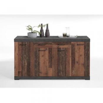 Buffet 160 cm con 2 cassetti e 4 porte