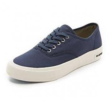 Standard Blue Canvas Sneaker – Seavees Legend for Men, Size UK 9
