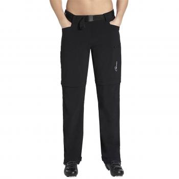 Gonso Fahrradhose Ruth Damen zipp-off Radhose mit Sitzpolster und Gürtel, wasserabweisend