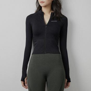 Chaqueta de manga larga para correr y Yoga