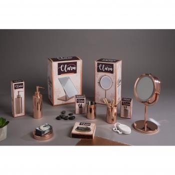Clara Rose Gold Illuminated Vanity Mirror