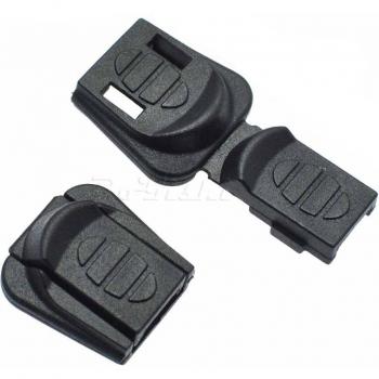 Black Plastic Cord Lock Tips