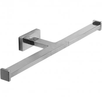 Distributeur de papier toilette double Lea chrome poli