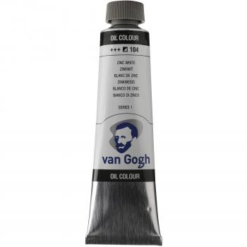 Pintura al Óleo Van Gogh, Blanco Titanio, Tubo de 40 ml