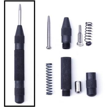 Taladro Portátil HSS 5” con Mecanismo de Marcado y Resorte Negro