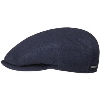 Stetson Kent Flatcap, 57 cm, blau
