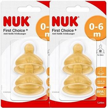 Nuk 10120014 Latex-Trinksauger First Choice+, Größe 1