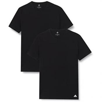 Adidas Active Flex Cotton T-Shirt pechschwarz (2er-Pack)