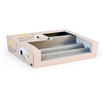 Grey Marble Memo Pad & Beauty Container