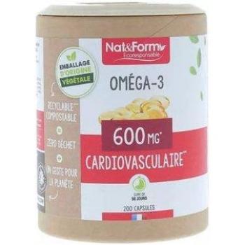Nat&Form Omega 3 600 mg – 200 cápsulas