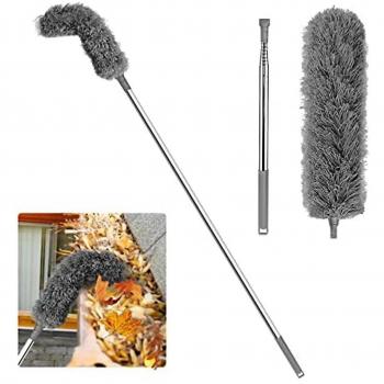Brosse Grise pour Gouttières avec Stativ Télescopique 8,2 ft