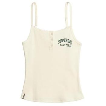 Superdry Off‑White Camisole, Female Athletic 2XS