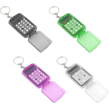 Portable Mini Calculator with Keychain