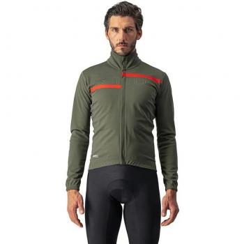 Giacca Ciclismo Castelli Transition 2 Verde Militare Uomo S