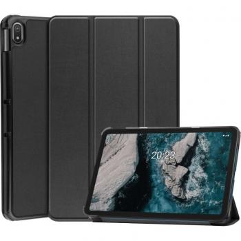 Pli-Mag Smart Case PU – Couverture Cuir & Support pour Nokia T20