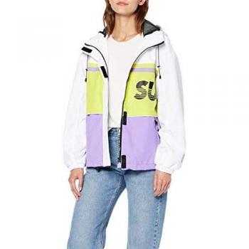Superdry Chaqueta de Moda Deportiva, Mujer, Multicolor (Off White 71d), 34 (Talla fabricante: XXS)