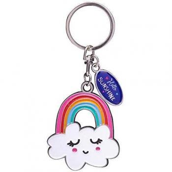 H:)PPY Life Schlüsselanhänger 46409 – Regenbogen‑Design, 10 cm, 1 Anhänger