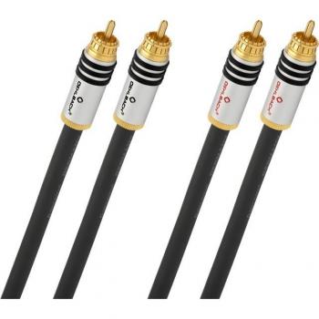 Oehlbach Connettori RCA 3,75 m Antracite