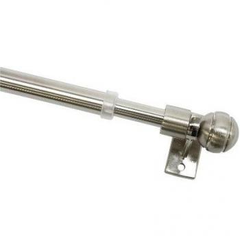 GARDINIA Gardinenstange Meran Ø 10 mm Edelstahl