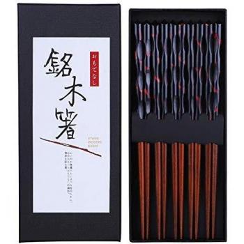 Dishwasher Safe Japanese Chopsticks – 5 Pack, 9