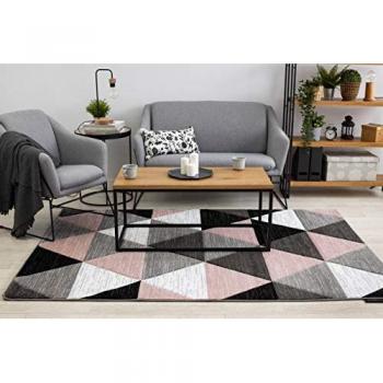 Tapis Triangle Rino Pink Rose