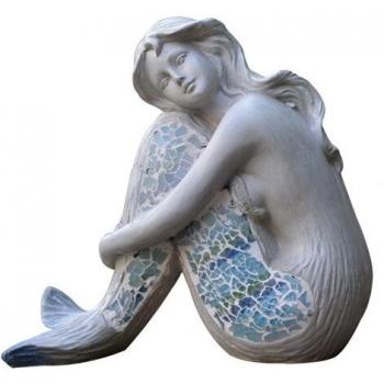 Statue de Piscine en Forme de Sirène