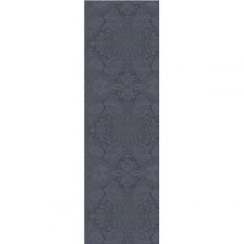 Chemin de table en coton gris 50x180 cm Mille Isaphire