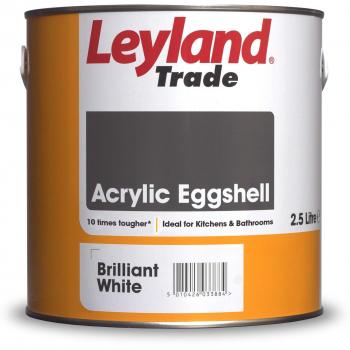 Leyland Trade Acrylic Eggshell Hardwearing Magnolia 2.5L