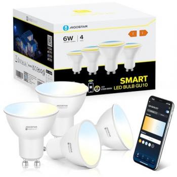 Bombilla Wifi GU10 6W Regulable 2700K-6500K Compatible con Alexa