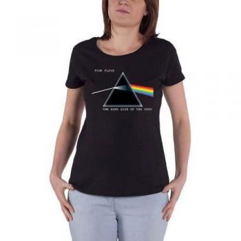Maglietta nera Pink Floyd Dark Side Of The Moon per donna
