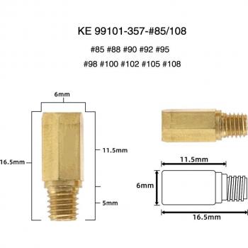 Kit de chorros principales para carburadores FCR, OKO, KOSO, PE y PWK