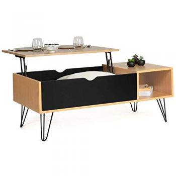Plateau Élévable Noemi – Table Basse Pieds Épingle