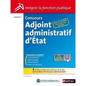 Concours adjoint administratif d'Etat Catégorie C
