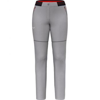 Salewa Pedroc 2 Durastretch pantalones convertibles gris claro mujer