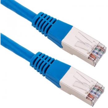 Cable de red ethernet Cat. 6 FTP 3m BeMatik color azul