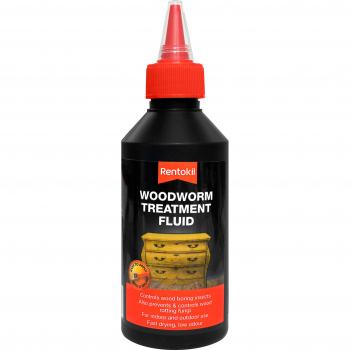 Rentokil WoodWorm Treatment Fluid, Black, 500 ml