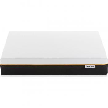 Dual Confort Matelas 160x200cm Mémoire de Forme Anti‑acariens Blanc 22 cm